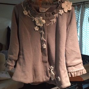 Anthropologie Nick And Mo Wool Sweater Cardigan